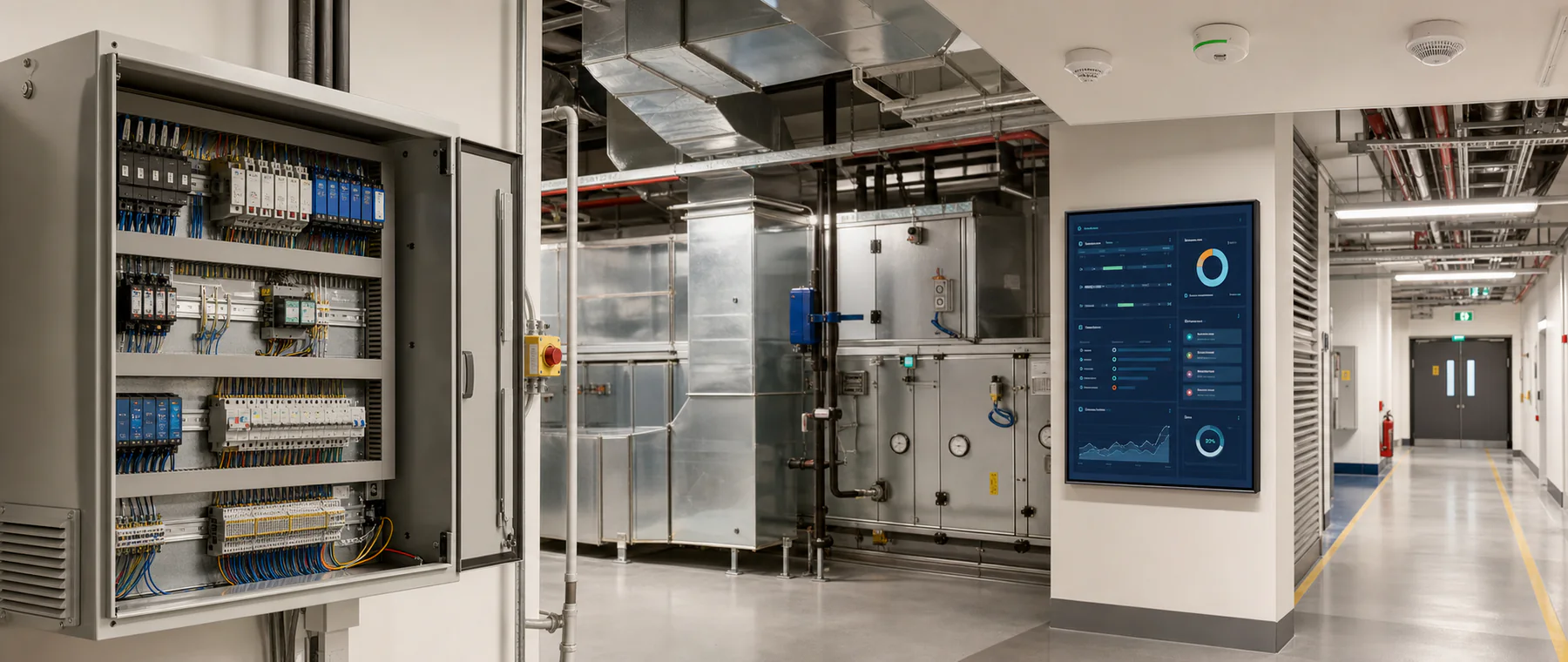Connected control for lighting, HVAC, access-related equipment and shared facility operations.