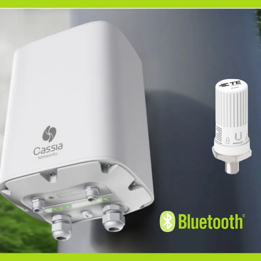 Cassia Networks gateway and TE Bluetooth pressure sensor